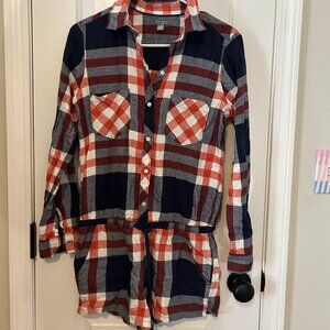 Aerie Plaid Romper